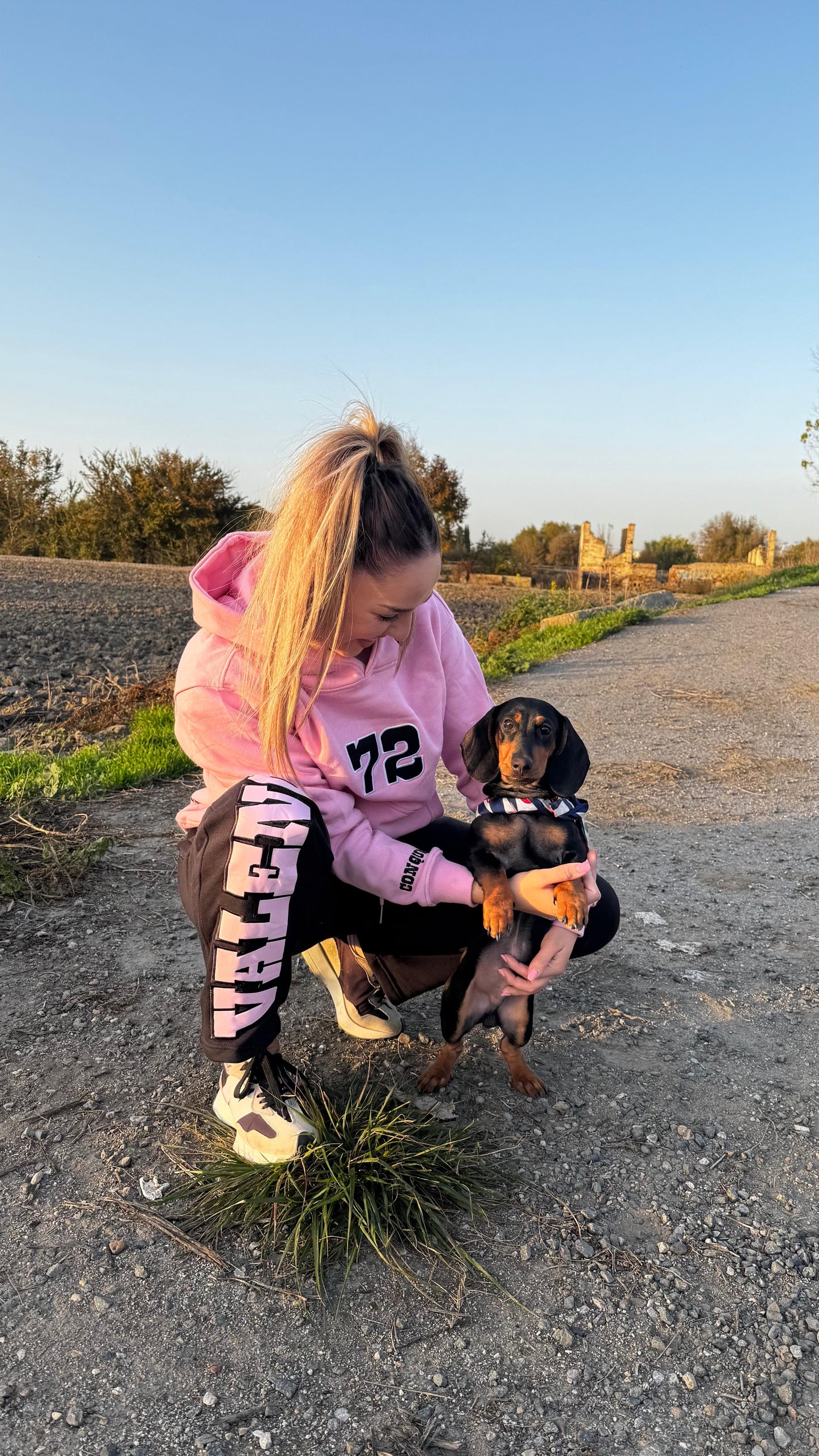 Baby Pink Track Suit